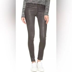 Rag & Bone Nina gray leather pants SZ 32